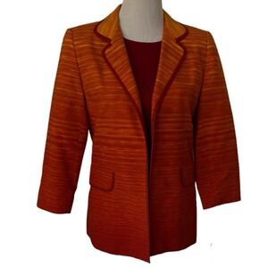 Linda Allard Ellen Tracy 2 pc / Blazer (size 6) and Silk Top (size M)